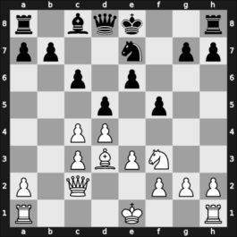 1921 Nijmegen ch-NED – Round 6 – Euwe, Max – 1-0 – Van Hartingsvelt, H – G20