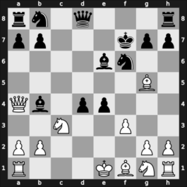 1921 The Hague – Round 2 – Tartakower, Savielly – 1/2-1/2 – Mieses, Jacques – G7