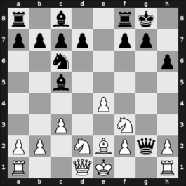 1921 The Hague – Round 6 – Mieses, Jacques – 0-1 – Alekhine, Alexander – G24