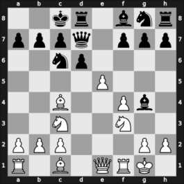 1921 Vienna – Round 1 – Euwe, Max – 0-1 – Breyer, Gyula – G5