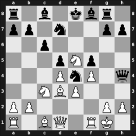 1921 Vienna – Round 4 – Gruenfeld, Ernst – 1-0 – Breyer, Gyula – G15