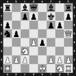 1921 Vienna – Round 5 – Breyer, Gyula – 0-1 – Vajda, Arpad – G16