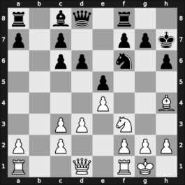 1921 Vienna – Round 8 – Krejcik, Jiri – 1/2-1/2 – Gruenfeld, Ernst – G20