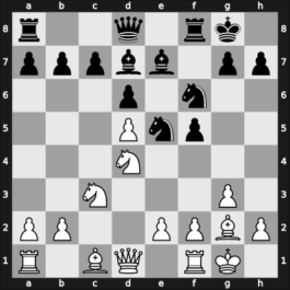 1921 Vienna – Round 11 – Gruenfeld, Ernst – 1/2-1/2 – Tartakower, Savielly – G27