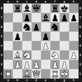 1922 Bad Pistyan – Round 1 – Treybal, Karel – 0-1 – Alekhine, Alexander – G14
