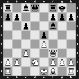 1922 Bad Pistyan – Round 3 – Opocensky, Karel – 0-1 – Alekhine, Alexander – G23