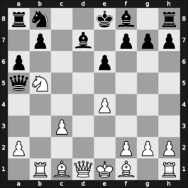 1922 Bad Pistyan – Round 5 – Johner, Paul – 0-1 – Alekhine, Alexander – G36