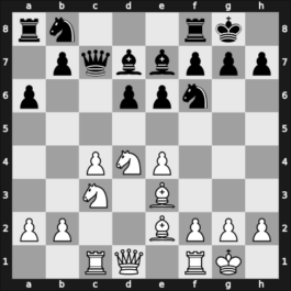 1922 Bad Pistyan – Round 8 – Hromadka, Karel – 1-0 – Tarrasch, Siegbert – G51