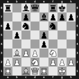1922 Bad Pistyan – Round 10 – Balla, Zoltan Tibor – 0-1 – Johner, Paul – G59