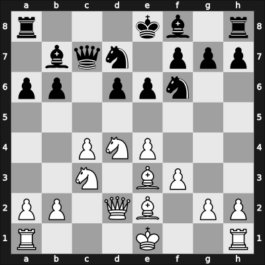 1922 Bad Pistyan – Round 15 – Opocensky, Karel – 1/2-1/2 – Saemisch, Friedrich – G84