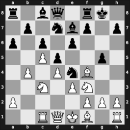 1922 Hastings Six-Masters – Round 1 – Alekhine, Alexander – 1-0 – Bogoljubow, Efim – G3
