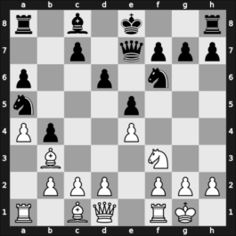 1922 Hastings Six-Masters – Round 1 – Thomas, George Alan – 0-1 – Alekhine, Alexander – G10