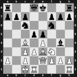 1922 Hastings Six-Masters – Round 3 – Tarrasch, Siegbert – 1/2-1/2 – Bogoljubow, Efim – G15