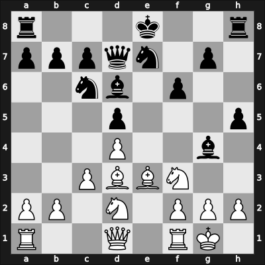 1922 It – Round 11 – Kmoch, Hans – 0-1 – Tarrasch, Siegbert – G12