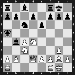 1922 Londen – Round 4 – Rubinstein, Akiba – 1-0 – Maroczy, Geza – G16