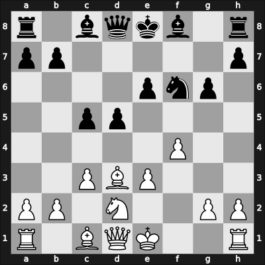 1922 Londen – Round 6 – Wahltuch, Victor – 1/2-1/2 – Alekhine, Alexander – G22