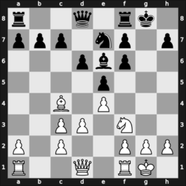 1922 Londen – Round 10 – Znosko-Borovsky, Eugene – 1/2-1/2 – Morrison, John – G34