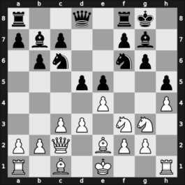 1922 Londen – Round 12 – Tartakower, Savielly – 0-1 – Bogoljubow, Efim – G39