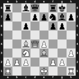 1922 Londen – Round 13 – Znosko-Borovsky, Eugene – 0-1 – Atkins, Henry Ernest – G42