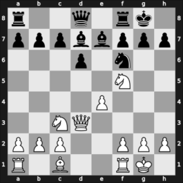 1922 London – Round 12 – Atkins, Henry Ernest – 1/2-1/2 – Vidmar, Marjeta – G28