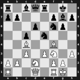 1922 London BCF Congress – Round 4 – Alekhine, Alexander – 1-0 – Euwe, Max – G6