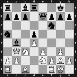 1922 Teplitz-Schoenau – Round 2 – Maroczy, Geza – 0-1 – Saemisch, Friedrich – G12