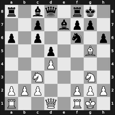 1922 Teplitz-Schoenau – Round 5 – Spielmann, Rudolf – 1/2-1/2 – Tarrasch, Siegbert – G35