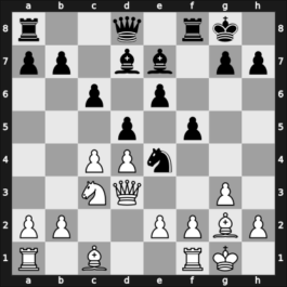 1922 Teplitz-Schoenau – Round 8 – Gruenfeld, Ernst – 1/2-1/2 – Tartakower, Savielly – G50