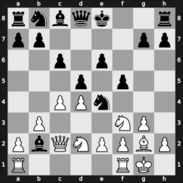 1922 Teplitz-Schoenau – Round 8 – Tarrasch, Siegbert – 1/2-1/2 – Mieses, Jacques – G51