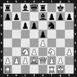1922 Teplitz-Schoenau – Round 9 – Maroczy, Geza – 1/2-1/2 – Reti, Richard – G61