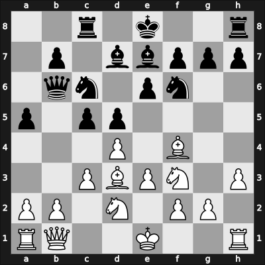 1922 Vienna – Round 1 – Saemisch, Friedrich – 1/2-1/2 – Maroczy, Geza – G13