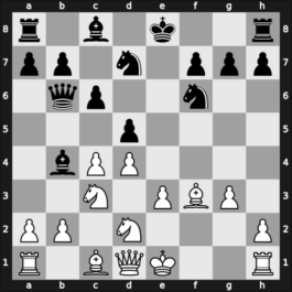 1922 Vienna – Round 1 – Saemisch, Friedrich – 0-1 – Bogoljubow, Efim – G25