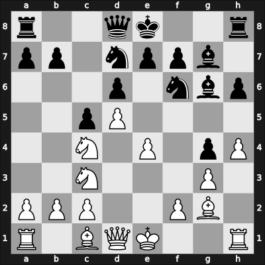 1922 Vienna – Round 1 – Kmoch, Hans – 0-1 – Spielmann, Rudolf – G33