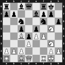 1922 Vienna – Round 1 – Bogoljubow, Efim – 0-1 – Tartakower, Savielly – G51
