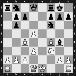1922 Vienna – Round 1 – Tartakower, Savielly – 1-0 – Saemisch, Friedrich – G54