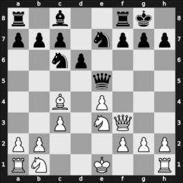 1922 Vienna – Round 1 – Tartakower, Savielly – 1/2-1/2 – Tarrasch, Siegbert – G70