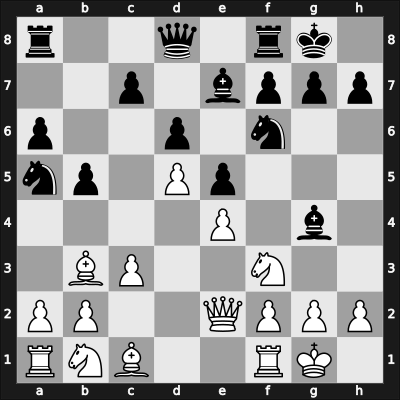 1922 Vienna – Round 13 – Reti, Richard – 0-1 – Rubinstein, Akiba – G90