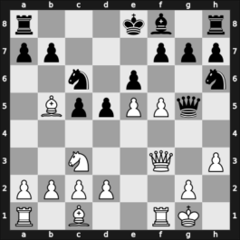 1923 Amsterdam – Round 1 – Euwe, Max – 1-0 – De Koning, Aaron – G10