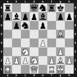 1923 Amsterdam – Round 1 – Euwe, Max – 1-0 – Fick, William Matthew Jr. – G11