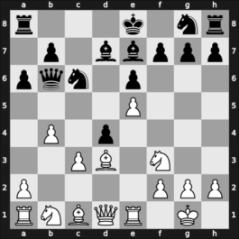 1923 Amsterdam – Round 2 – Euwe, Max – 1-0 – Graves Arguedas, Benjamin – G13