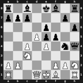 1923 Copenhagen – Round 1 – Nimzowitsch, Aron – 1-0 – Moller, Jan – G3
