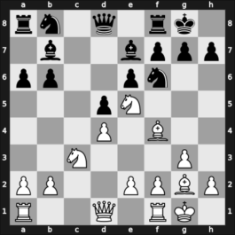 1923 Copenhagen – Round 1 – Saemisch, Friedrich – 0-1 – Nimzowitsch, Aron – G7