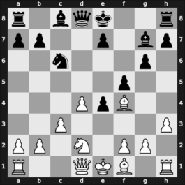 1923 Copenhagen – Round 1 – Spielmann, Rudolf – 0-1 – Tartakower, Savielly – G15