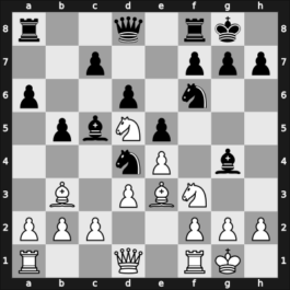 1923 Copenhagen – Round 1 – Moller, Jan – 0-1 – Spielmann, Rudolf – G20