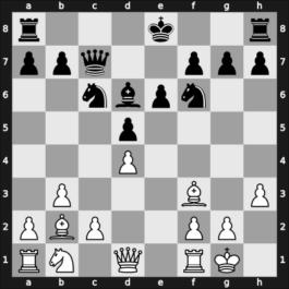 1923 Copenhagen – Round 1 – Nimzowitsch, Aron – 1-0 – Tartakower, Savielly – G27