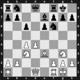 1923 Frankfurt – Round 1 – Bluemich, Max – 1/2-1/2 – Caceres Richter, Dylan – G11