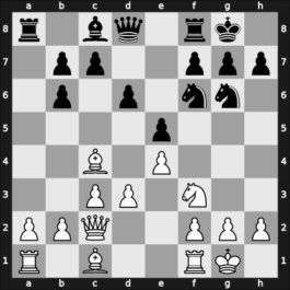 1923 GBR Ch 16th – Round 5 – Jacobs, Herbert Levi – 1/2-1/2 – Thomas, George Alan – G10