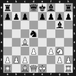 1923 Hastings2324 – Round 1 – Michell, Reginald – 1-0 – Mieses, Jacques – G3