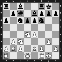 1923 Hastings2324 – Round 6 – Michell, Reginald – 0-1 – Maroczy, Geza – G25