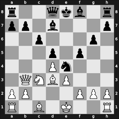 1923 Hastings2324 – Round 7 – Price, Harold Edwin – 0-1 – Mieses, Jacques – G28